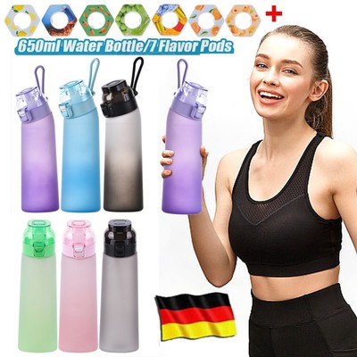 650ml Air Wasserflasche mit 7 Fruchtpods.Flavoured Water Bottle Up NEU