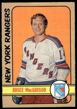 1972-73 O-Pee-Chee LOW End Bruce MacGregor New York Rangers #103