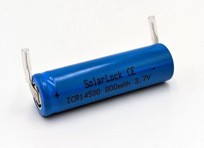 SOLARLOCK 3.7V Li-Ion 14500 Akku für Philips Sonicare FlexCare, HealthyWhite, DiamondClean