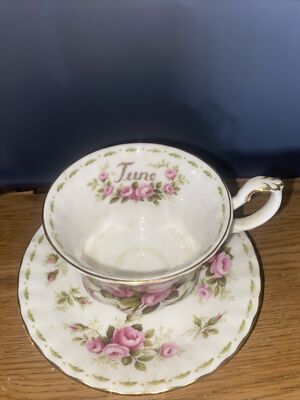 Royal Albert Flowers The Month June Cup Saucer