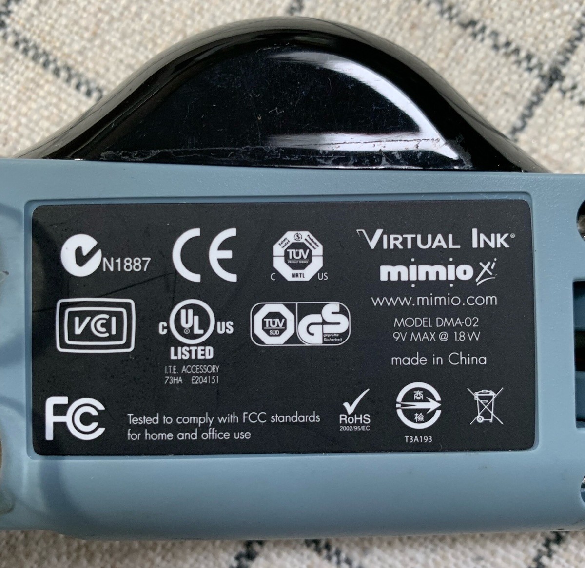 Mimio XI Interactive Ink With Stylus Pen + Power Cord DMA-02 Mimio XI Interactive Ink With Stylus Pen + Power Cord DMA-02