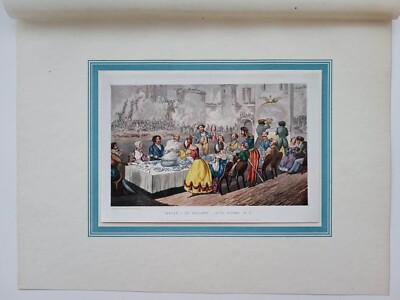 Alter antiker Vintage Druck 1924 Water I Do Declare Jorrock's Jaunts and Jollities