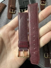 Vintage Watch Strap 20 mm  Leather Nos Top Quality V57