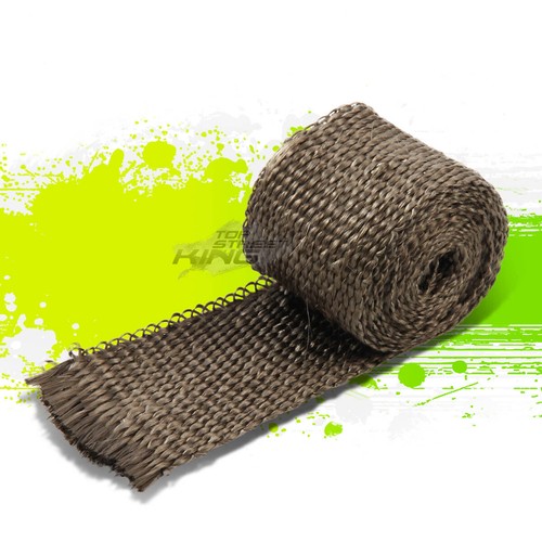 5FT/60"L 2"W HEADER EXHAUST TURBO INTAKE MANIFOLD TITANIUM HITEMP HEAT