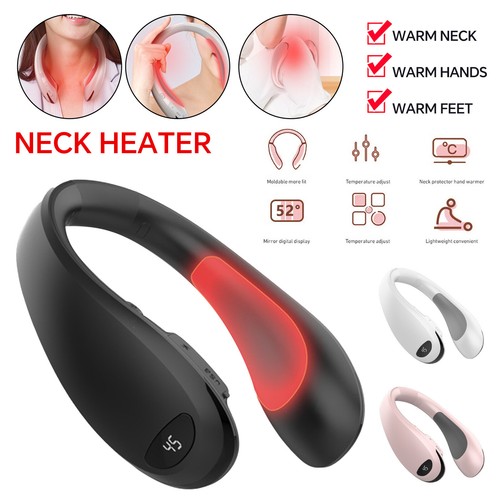 Portable Neck Heater 3 Levels Fast Heating Electric Neck Warmer Rechargeable