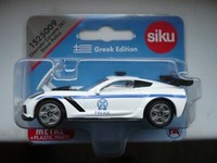 "Siku 1525 009 Chevrolet Corvette ZR1 \"Greek Police\" \"Super Serie\" Neu OVP--"