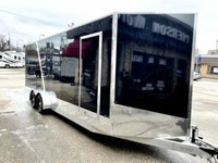 2022 BECKNER B V NOSE 7x22 TANDEM AXLE Black IN STOCK