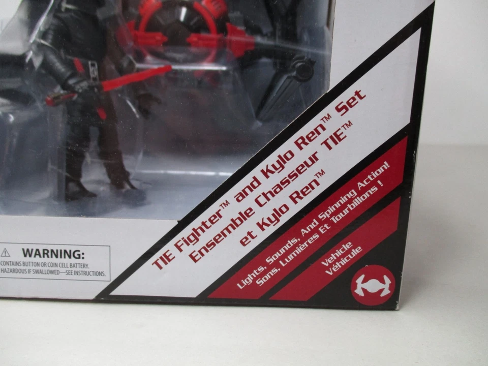 TOYBOX DISNEY STORE STAR WARS KYLO REN & TIE FIGHTER SET NEW IN BOX MISB Foto 2 de 4