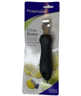 Progressive Citrus Zester, Shaving and Create Citrus Twists, Comfort Grip Handle