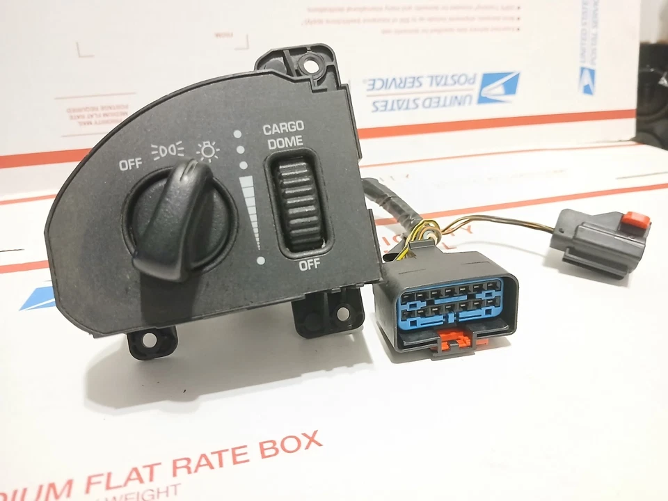 Dodge Ram 1500 2500 1999-2001 OEM interruptor de luz de cabeza y enchufe [sin niebla} Foto 3 de 4