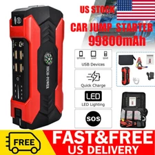 Portable Car Jump Starter Booster Jumper Box Power Bank Battery Charger 99800mAh