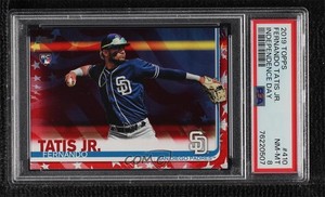 2019 Topps Independence Day /76 Fernando Tatis Jr #410 PSA 8 Rookie RC