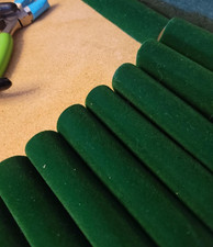 12pcs Self Adhesive Felt Sheets 8x12in. Dark Green Fabric for Jewelry Box Drawer