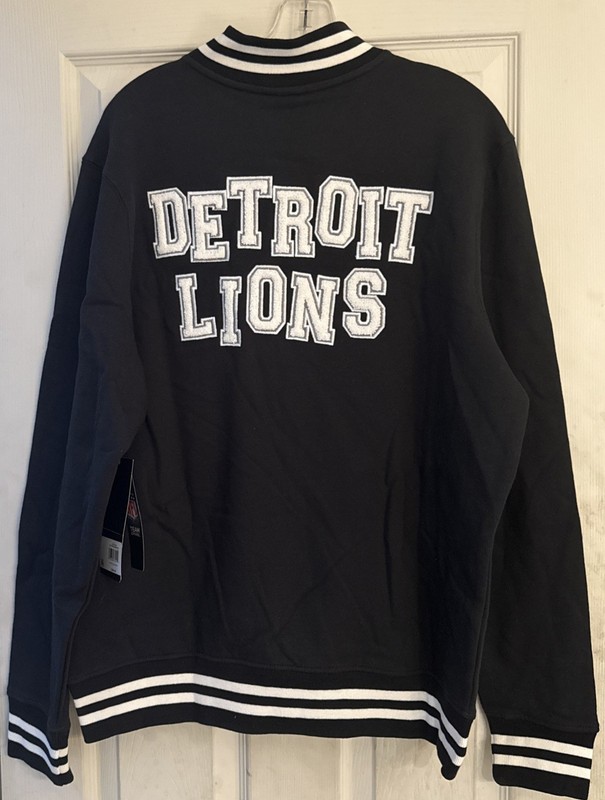 DETROIT LIONS STONEY CLOVER LANE JACKET 47 BRAND MSRP $200 Large NWT