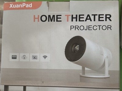 XuanPad Home Theater Projector Desktop-Beamer 1080P WLAN, Weiß