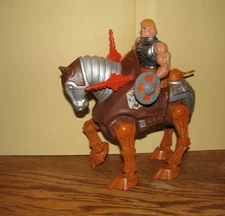 MOTU 1981-1983 He-Man Battle Armor/Stridor/Shield & Castle Grayskull Weapons