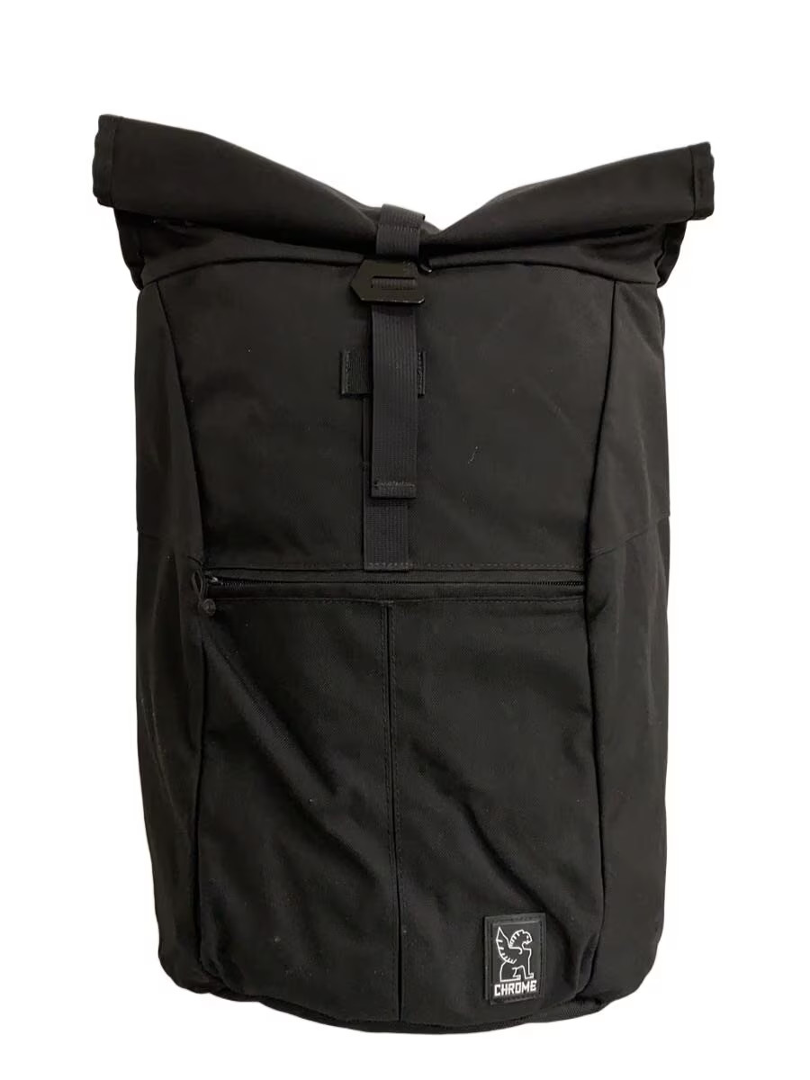 CHROME BACKPACK BLK SOLID COLOR - image 1
