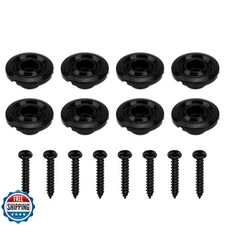 8Pcs Yootones Bass Guitar String Trees String Retainer Guides with Mounting S