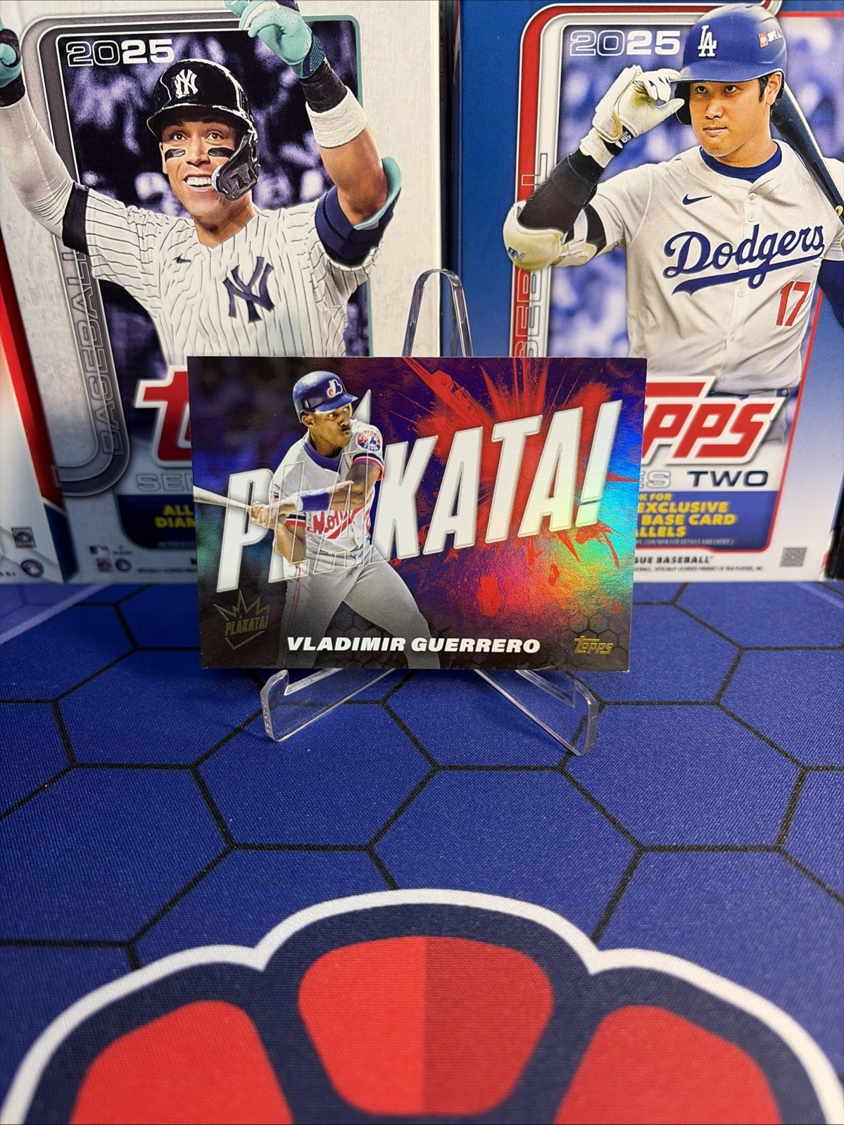 2025 Topps Series 1 Baseball Vladimir Guerrero Plakata SP #PLAK-18