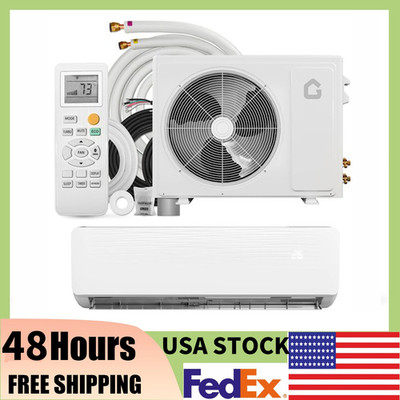18000 BTU Mini Split Air Conditioner Heat Pump System Inverter 230V 19 SEER2 NEW