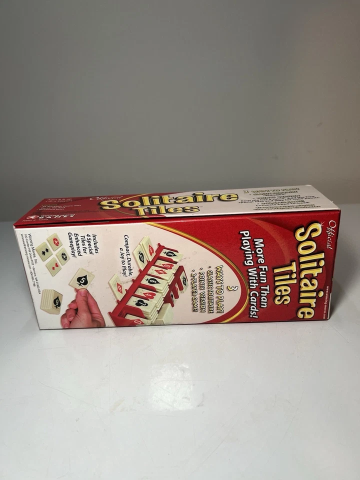 Juego Oficial de Azulejos Solitario 2002 Juegos de Movimiento Ganador NUEVO PRECINTADO 1 o 2 Jugadores Foto 4 de 4