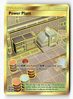 Pokemon Karte Power Plant (Secret) Holo LP SM - Kosmische Finsternis 269/236