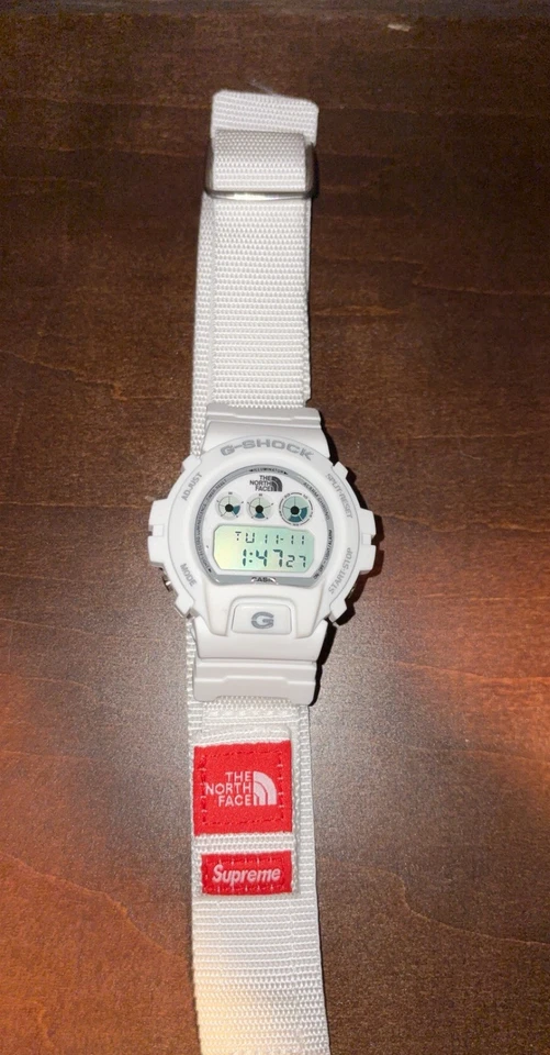 Supreme x The North Face x Casio G-Shock Watch White TNF FW22 - Image 2 of 4