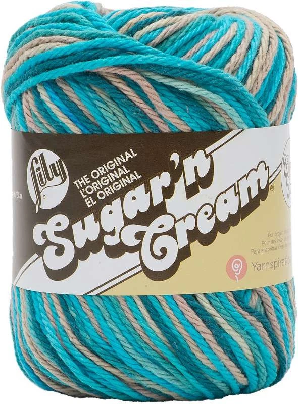Lily Sugar'n Cream Yarn - Ombres Super Size Pebble Beach - Image 2 of 2