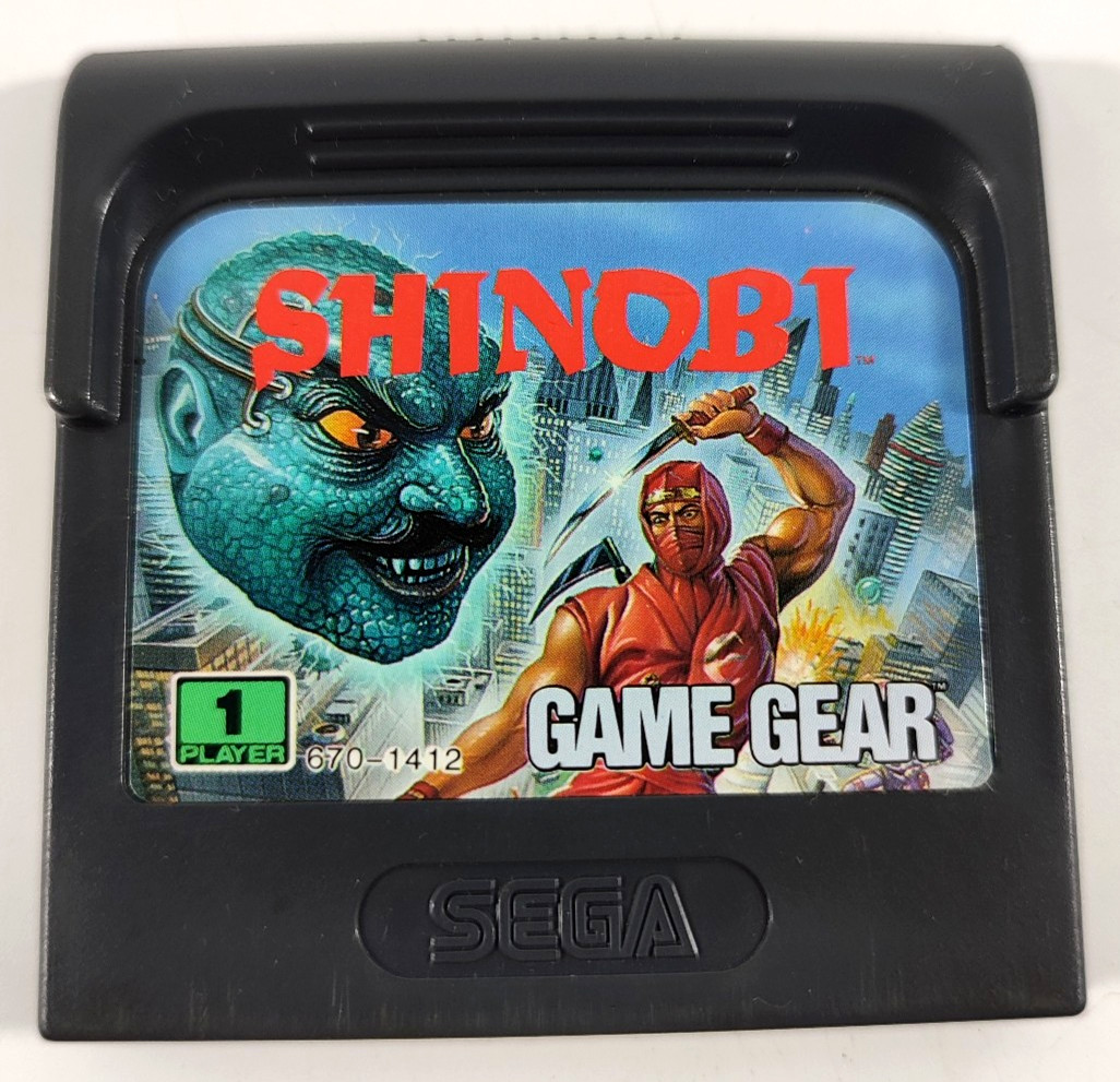 Jeu Sega Game Gear en loose  Shinobi  TBE  Envoi rapide et suivi
