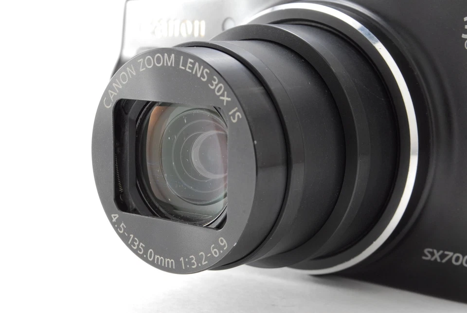 "Near MINT" Canon PowerShot SX 700 HS Black 16.1MP Compact Digital Camera - Image 3 of 4