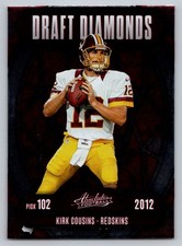 2025 Panini Absolute #DD-NCS Kirk Cousins Draft Diamonds