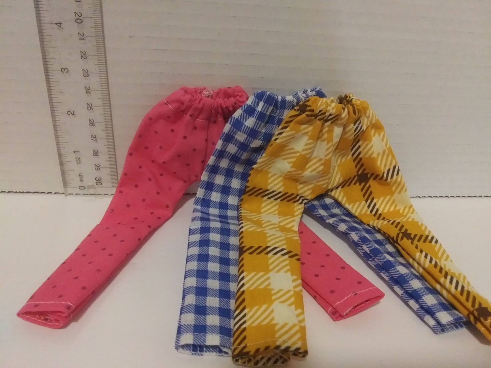Handmade To Fit Curvy Size Doll- Lot 0f 3--pants-  K148