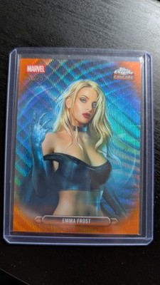 Topps Chrome Marvel 206 Emma Frost Fanfare /25