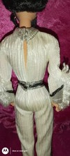 Barbie Vintage 1980 western Star outfit #1757 white & silver fringe com Post