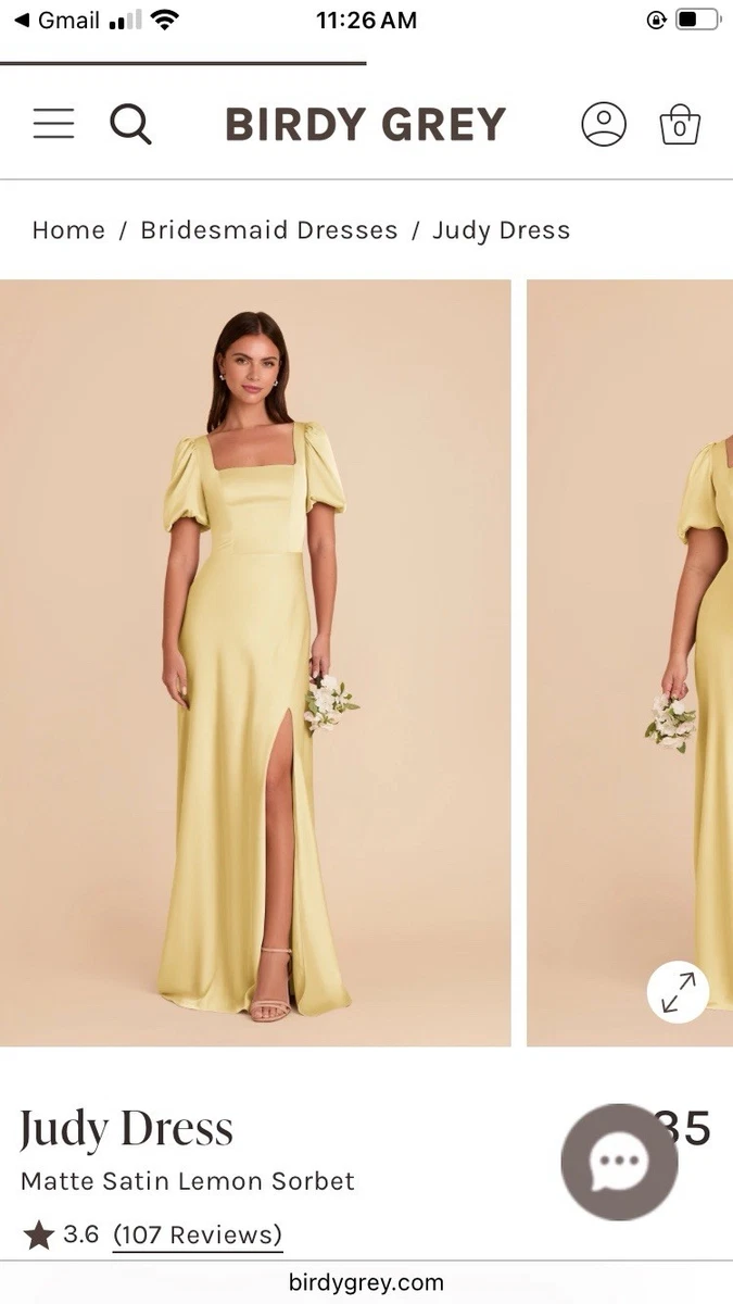Regular Size S Yellow Bridesmaid Dresses for sale | eBay