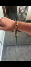 9ct solid gold Cuban 88grams