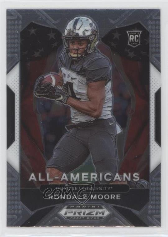2021 Panini Prizm Draft Picks All-American Rondale Moore #187 Rookie RC 0ru6