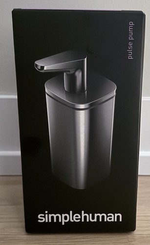 Simplehuman | 10 oz Pulse Pump Soap Dispenser | Brushed Stainless Steel |NEW