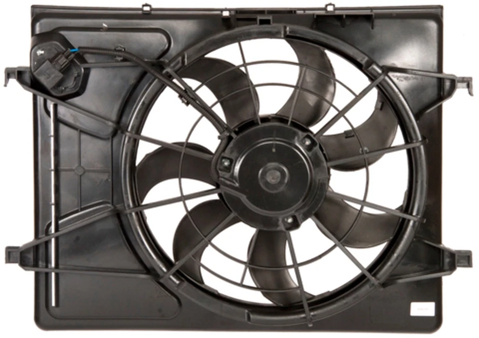 Engine Cooling Fan Assembly-Radiator Fan Assy. 76039 fits 07-12 Hyundai Elantra - Image 2 of 3