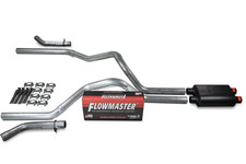 00-06 Gm 2500 Dual Inlet Exhaust Kit Flowmaster 40 Series Corner Exit
