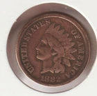 US Rare Old West 1882 Indian Head Penny Coin American Collection Shield Cent USA