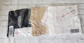 Sonic Slimmers  Size S Black Nude White shapewear Compression camisole 3 pc NWT