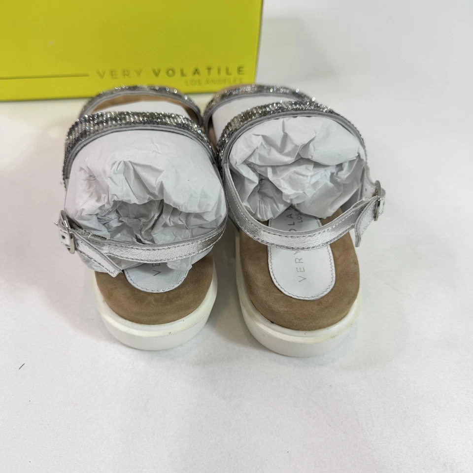 Very Volatile Hotness Shoes Womens Size 9 Sandals Leather Upper Buckle Leopard - Image 2 of 4