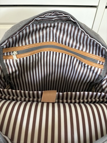 Parker Baby Co. Large Diaper Backpack Birch Bag - Gray - Picture 8 of 15