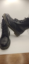 Image of Dr. Martens 1460 Black Smooth Leather Boots UK 7 EU 41 Brand New Boxed