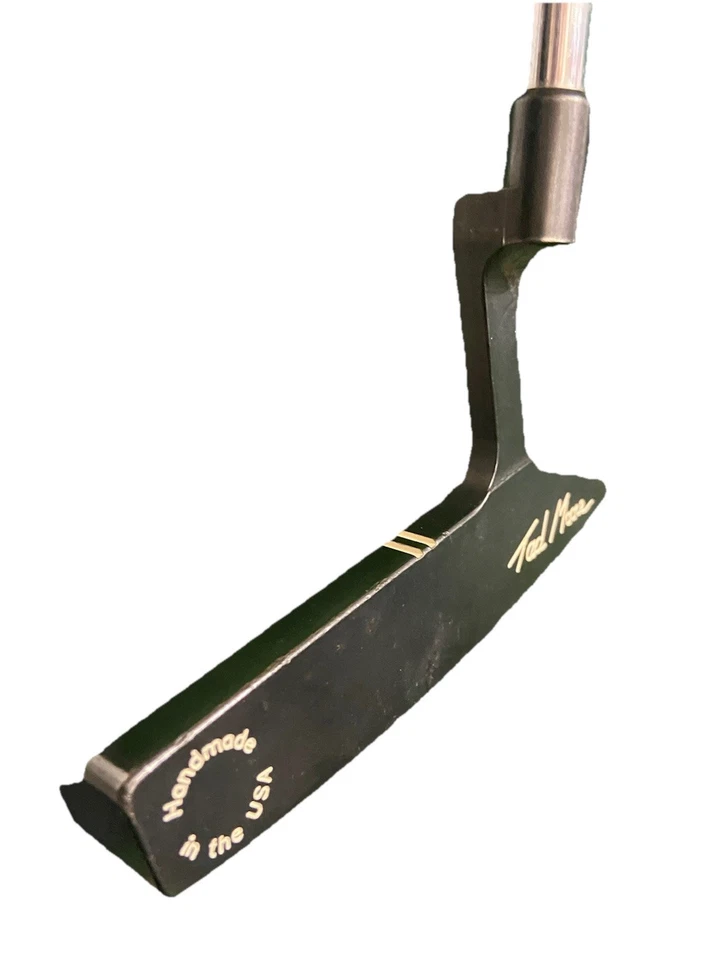 Maxfli Tad Moore TM-11 Blade Putter Handmade In USA RH 35" Stock Grip Sweet Club - Image 4 of 4