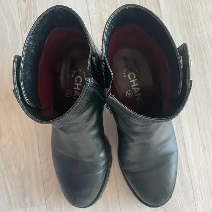 Chanel CC Logo Black Ankle Boots Size 5.5 (225) thumbnail 10