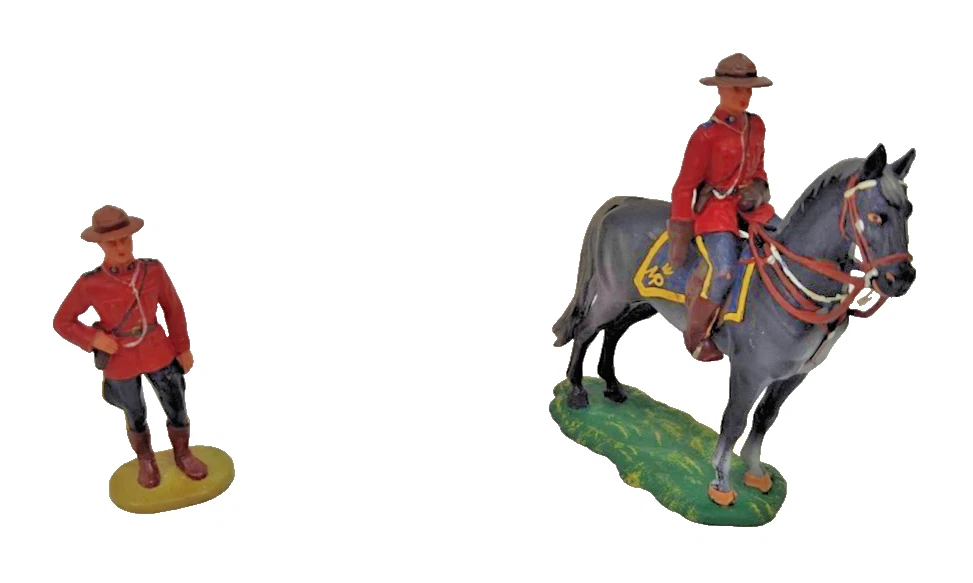 LOT DE 7 Soldats de NAPOLEON + 1 Cheval en plomb peint très ancien EUR