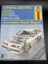 Haynes Repair Manual 38015 GM 1982-1994 Skyhawk Cavalier Sunbird Firenza (worn)