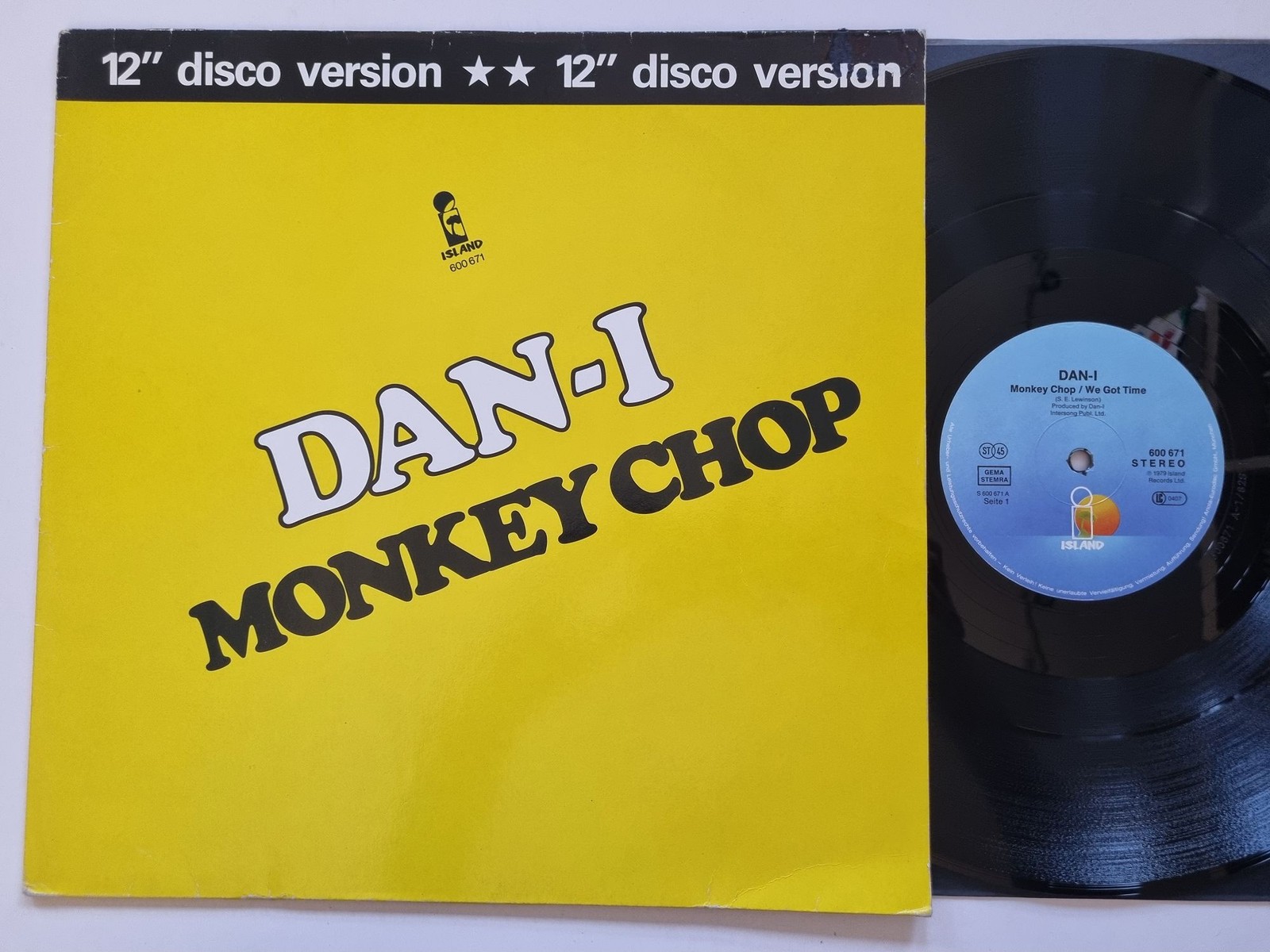 Dan-I - Monkey Chop / Roller Boogie 12'' Vinyl Maxi Europe